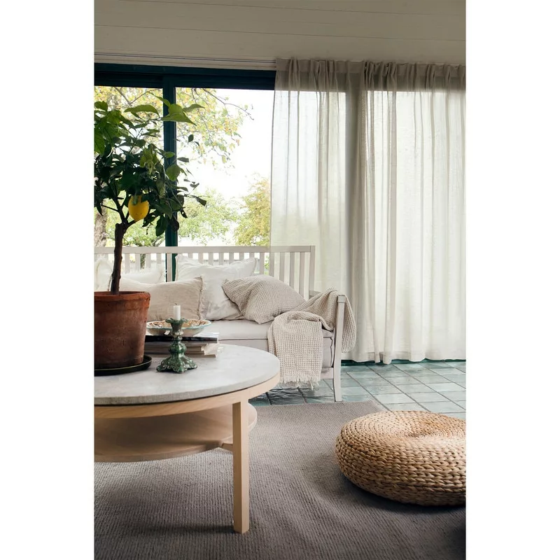 Himla Skylight Vorhang 140x290 Cm, Oatmeal 2 Himla Skylight Vorhang 140x290 Cm, Oatmeal – Bild 2