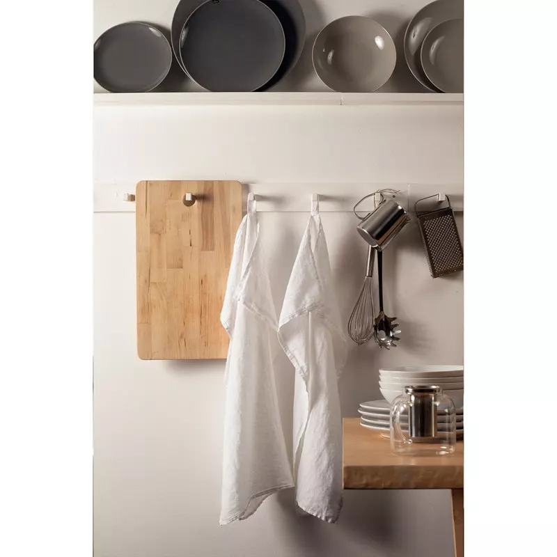 Himla Sunshine Geschirrtuch 50x70 Cm 2-er Set, Weiß 2 Himla Sunshine Geschirrtuch 50x70 Cm 2-er Set, Weiß – Bild 2