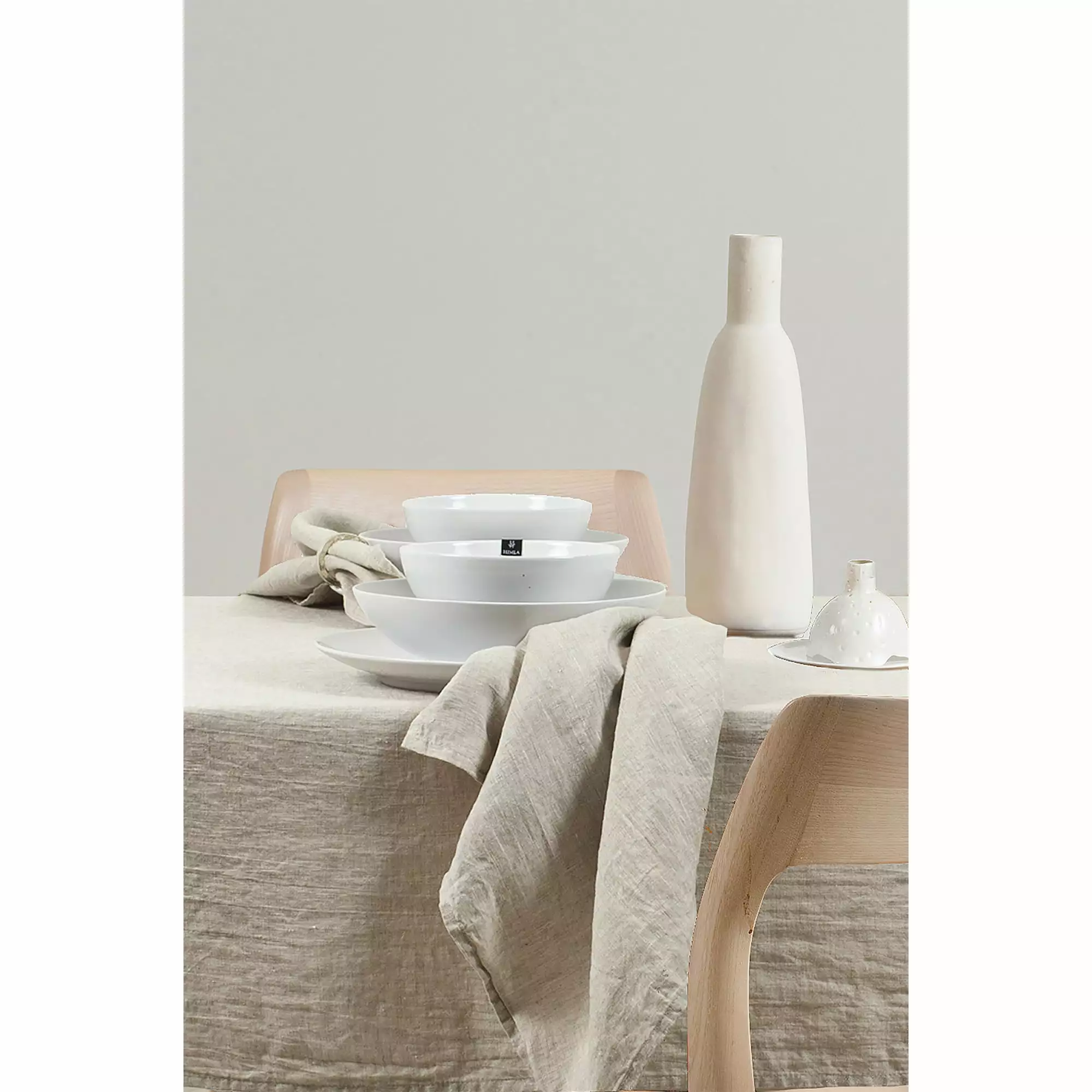 Himla Sunshine Tischdecke 145x250 Cm, Oatmeal 2 Himla Sunshine Tischdecke 145x250 Cm, Oatmeal – Bild 2