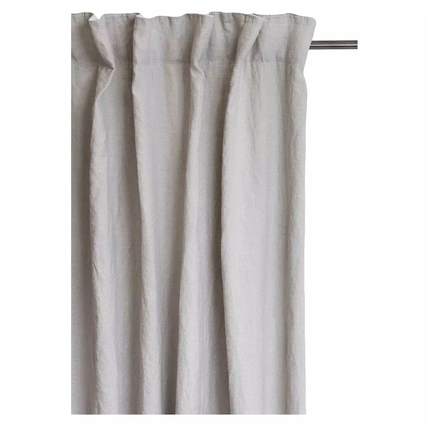 Himla Sunshine Vorhang Mit Faltenband 140x290 Cm, Ash 1 Himla Sunshine Vorhang Mit Faltenband 140x290 Cm, Ash