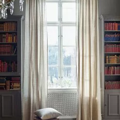 Himla Woodland Vorhang Natur, 135x290 Cm -Kindertextilien Verkäufe himla woodland gardin med veckband 135x250 cm natural 3