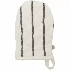 House Doctor Dry Ofenhandschuh Weiß / Schwarz