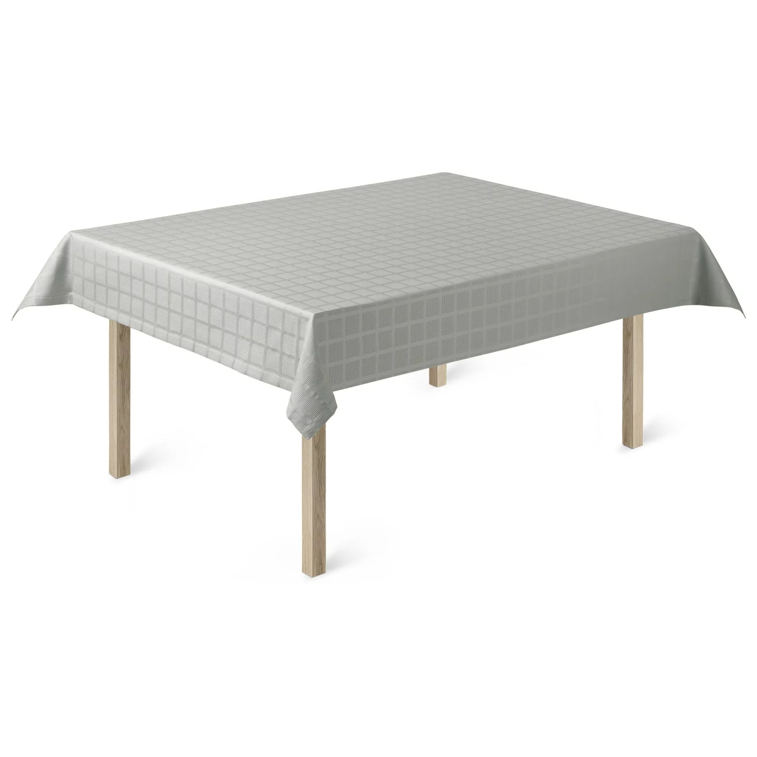 Juna Brick Damast-Tischdecke Grau, 150x320 Cm 1 Juna Brick Damast-Tischdecke Grau, 150x320 Cm