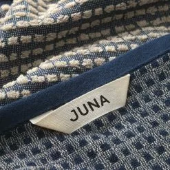 Juna Check Handtuch 50x100 Cm, Dunkelblau/Sandfarben -Kindertextilien Verkäufe juna check handtuch 50x100 cm 2