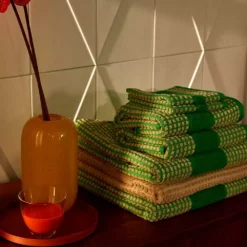 Juna Check Handtuch 140x70 Cm, Grün/Sandfarben 10 Juna Check Handtuch 140x70 Cm, Grün/Sandfarben -Kindertextilien Verkäufe juna check handtuch 50x100 cm 26