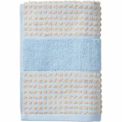 Juna Check Handtuch 50x100 Cm, Hellblau / Sand