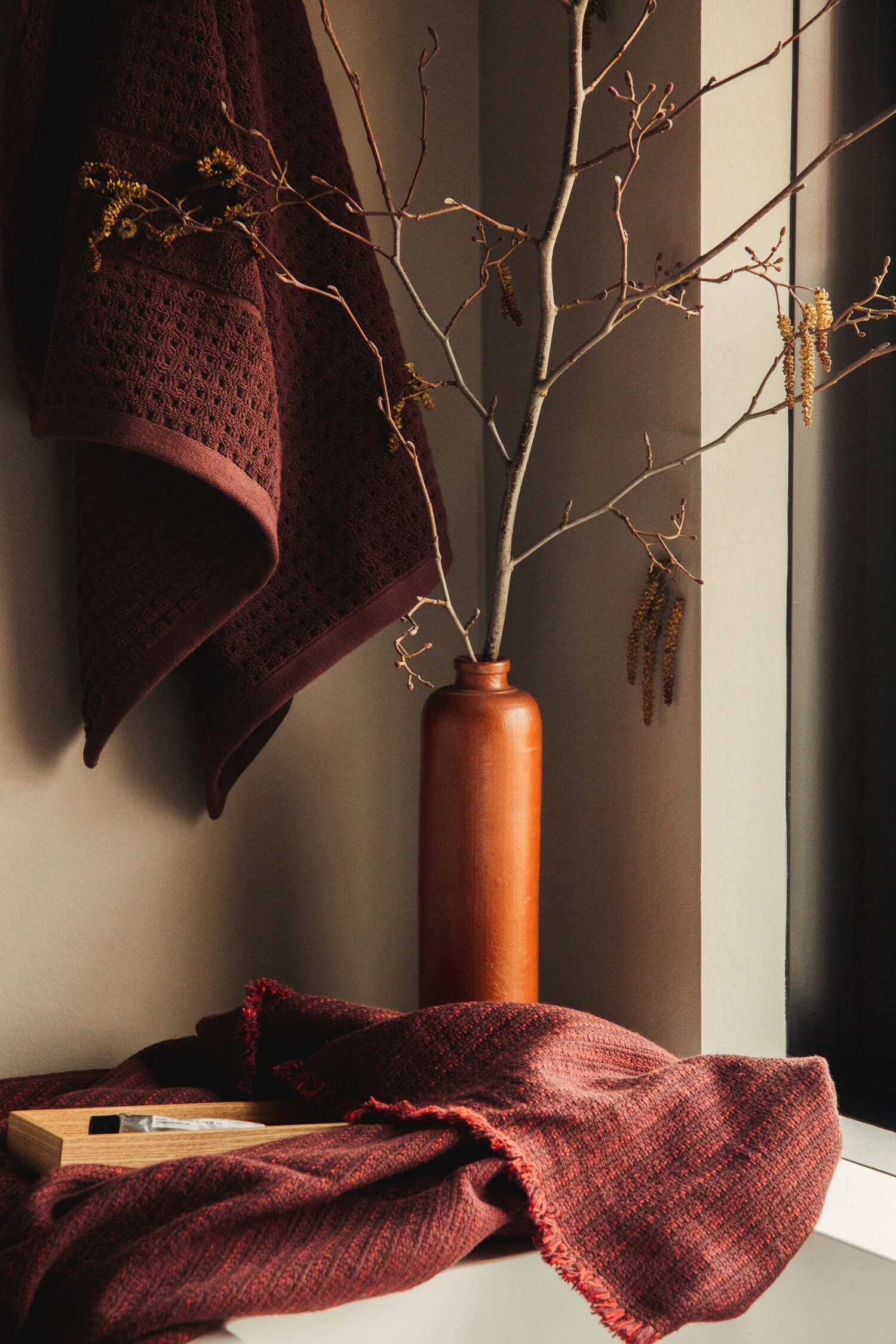 Juna Check Handtuch 70x140 Cm, Chocolate 2 Juna Check Handtuch 70x140 Cm, Chocolate – Bild 2