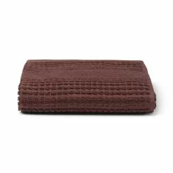 Juna Check Handtuch 50x100 Cm, Sand -Kindertextilien Verkäufe juna check towel chocolate 1 5