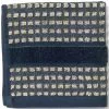 Juna Check Waschlappen 30x30 Cm, Dunkelblau/Sandfarben