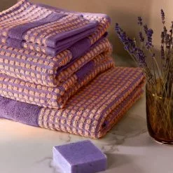 Juna Check Waschlappen 30x30 Cm, Lavendelfarbig / Pfirsichfarben -Kindertextilien Verkäufe juna check waschlappen 30x30 cm 16