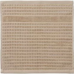 Juna Check Waschlappen 30x30 Cm, Sand
