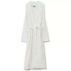 Lexington Aubrey Cotton Waffle Bademantel L, Weiß
