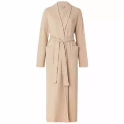 Lexington Aubrey Cotton Waffle Bademantel M, Beige