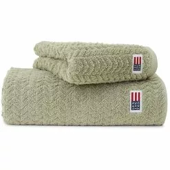 Lexington Structured Handtuch 100x150 Cm, Vintage Green