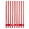 Lexington Icons Twill Waffle Striped Geschirrtuch, Rot