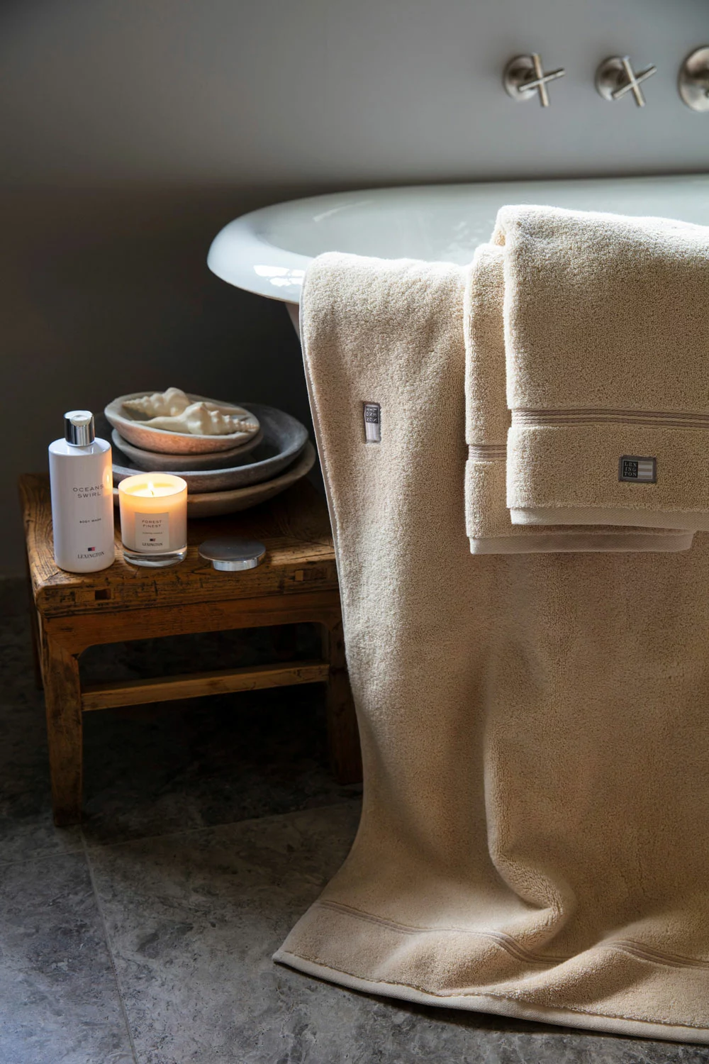 Lexington Hotel Handtuch 50x70, Beige/Beige 4 Lexington Hotel Handtuch 50x70, Beige/Beige – Bild 4