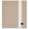 Lexington Icons Herringbone Striped Tischdecke, Beige / Weiß