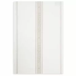 Lexington Icons Jacquard Star Geschirrtuch, Weiß / Beige