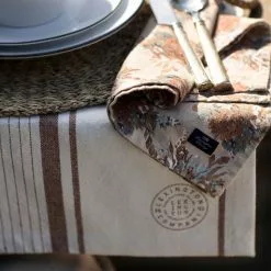 Lexington Striped Canvas Tischläufer 40x50 Cm, Off-white / Braun -Kindertextilien Verkäufe lexington striped canvas tischlaufer 40x50 cm off white braun 3