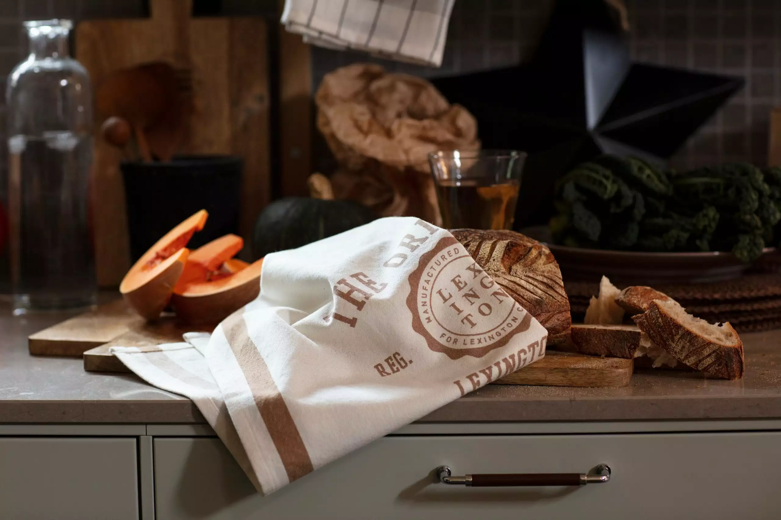 Lexington The Original Geschirrtuch 50x70 Cm, Off-white / Braun 2 Lexington The Original Geschirrtuch 50x70 Cm, Off-white / Braun – Bild 2