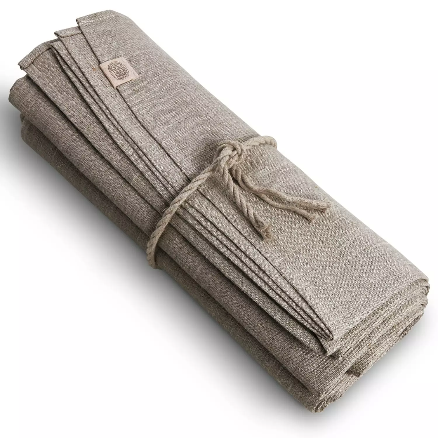 Lovely Linen Classic Runde Tischdecke Ø200 Cm, Natur 1 Lovely Linen Classic Runde Tischdecke Ø200 Cm, Natur