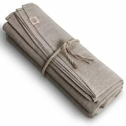 Lovely Linen Classic Runde Tischdecke Ø170 Cm, Natur