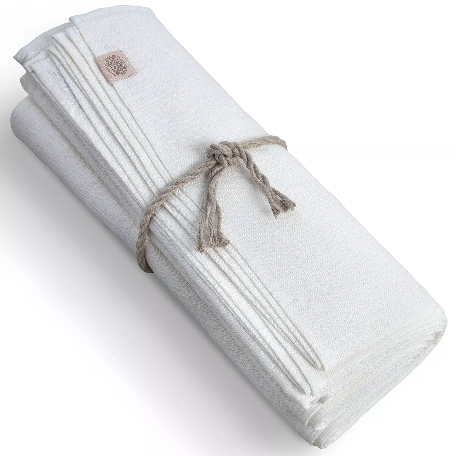 Lovely Linen Classic Round Tablecloth Ø200 Natural Tischdecke Altweiß 1 Lovely Linen Classic Round Tablecloth Ø200 Natural Tischdecke Altweiß