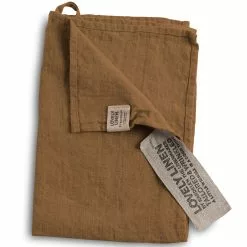 Lovely Linen Lovely Gästehandtuch Leinen 35x50 Cm, Almond