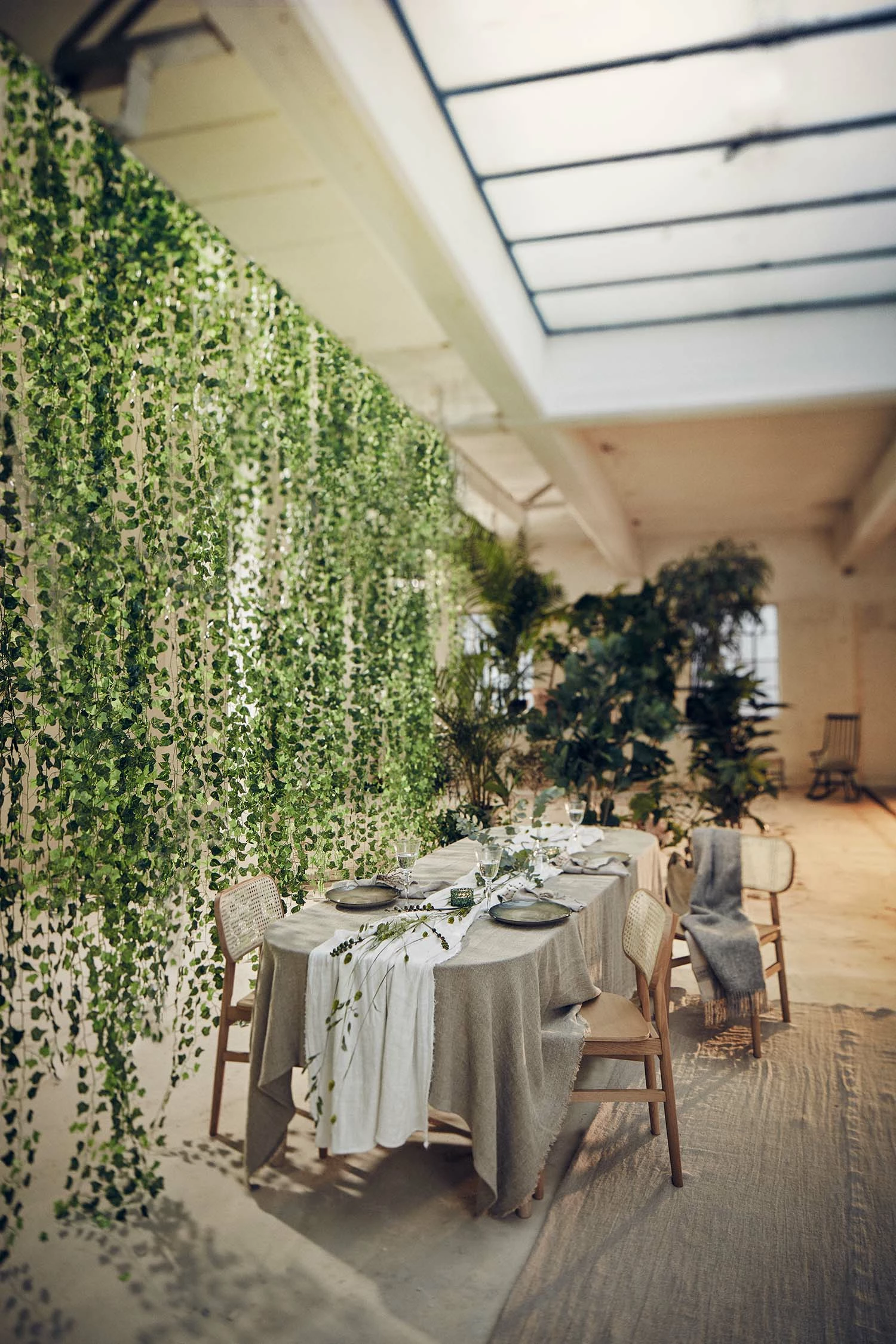 Lovely Linen Lovely Tischdecke 145x250 Cm, Natural Beige 2 Lovely Linen Lovely Tischdecke 145x250 Cm, Natural Beige – Bild 2