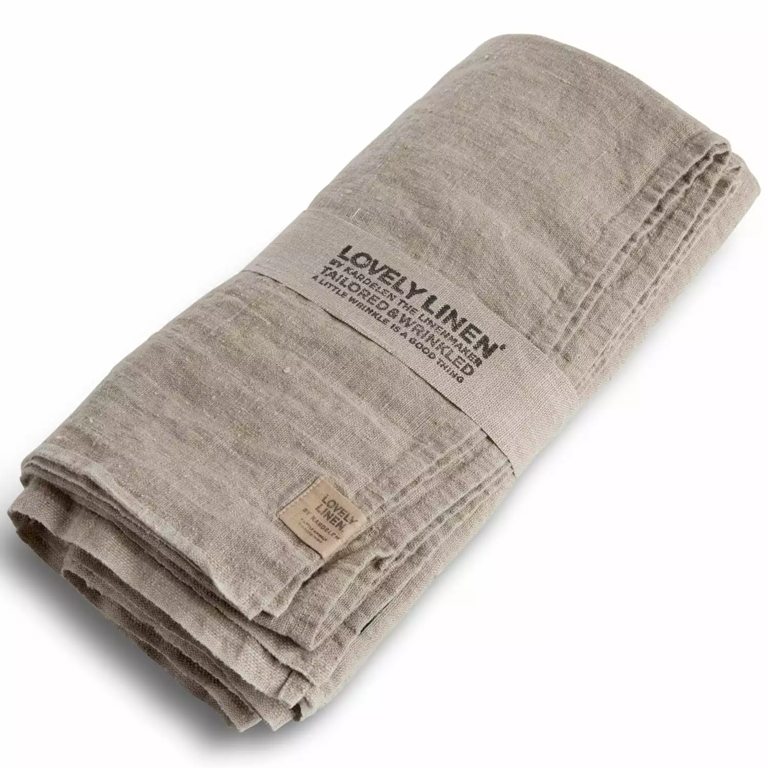 Lovely Linen Lovely Tischdecke 145x250 Cm, Natural Beige 1 Lovely Linen Lovely Tischdecke 145x250 Cm, Natural Beige