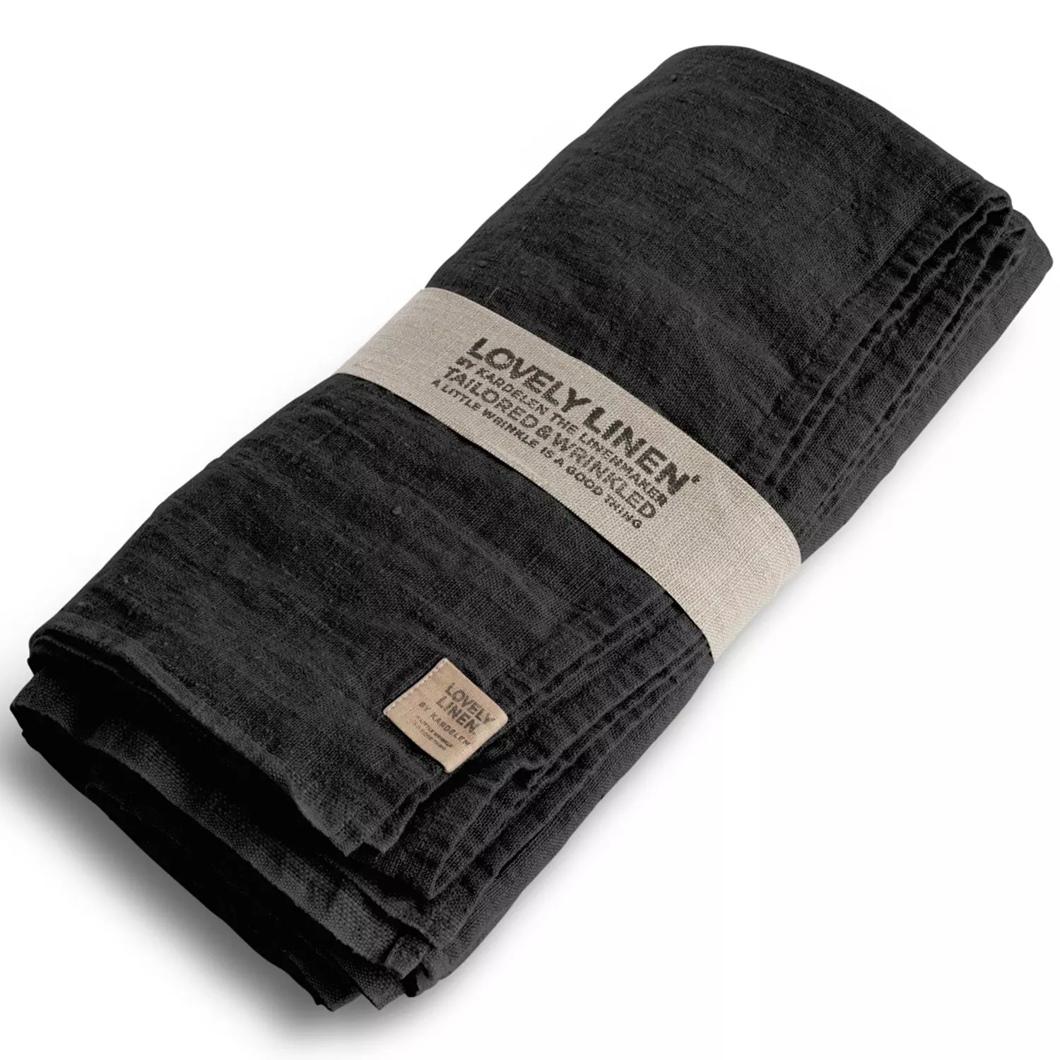 Lovely Linen Lovely Tischdecke 145x300 Cm, Dunkelgrau 1 Lovely Linen Lovely Tischdecke 145x300 Cm, Dunkelgrau