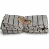Lovely Linen Misty Tischdecke, Gestreiftes Muster 145x300 Cm, Black Stripe