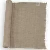 Lovely Linen Rustic Raw Tischläufer, Natural Beige