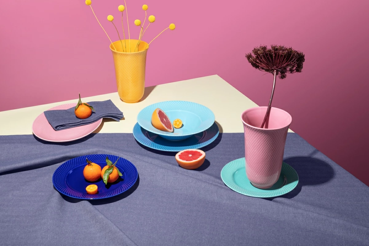 Lyngby Porcelæn Herringbone Tischdecke Blau, 150x220 Cm 4 Lyngby Porcelæn Herringbone Tischdecke Blau, 150x220 Cm – Bild 4