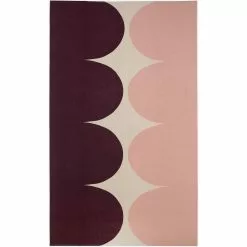 Marimekko Härkä Tischdecke 140x245 Cm, Linen / Burgunderrot