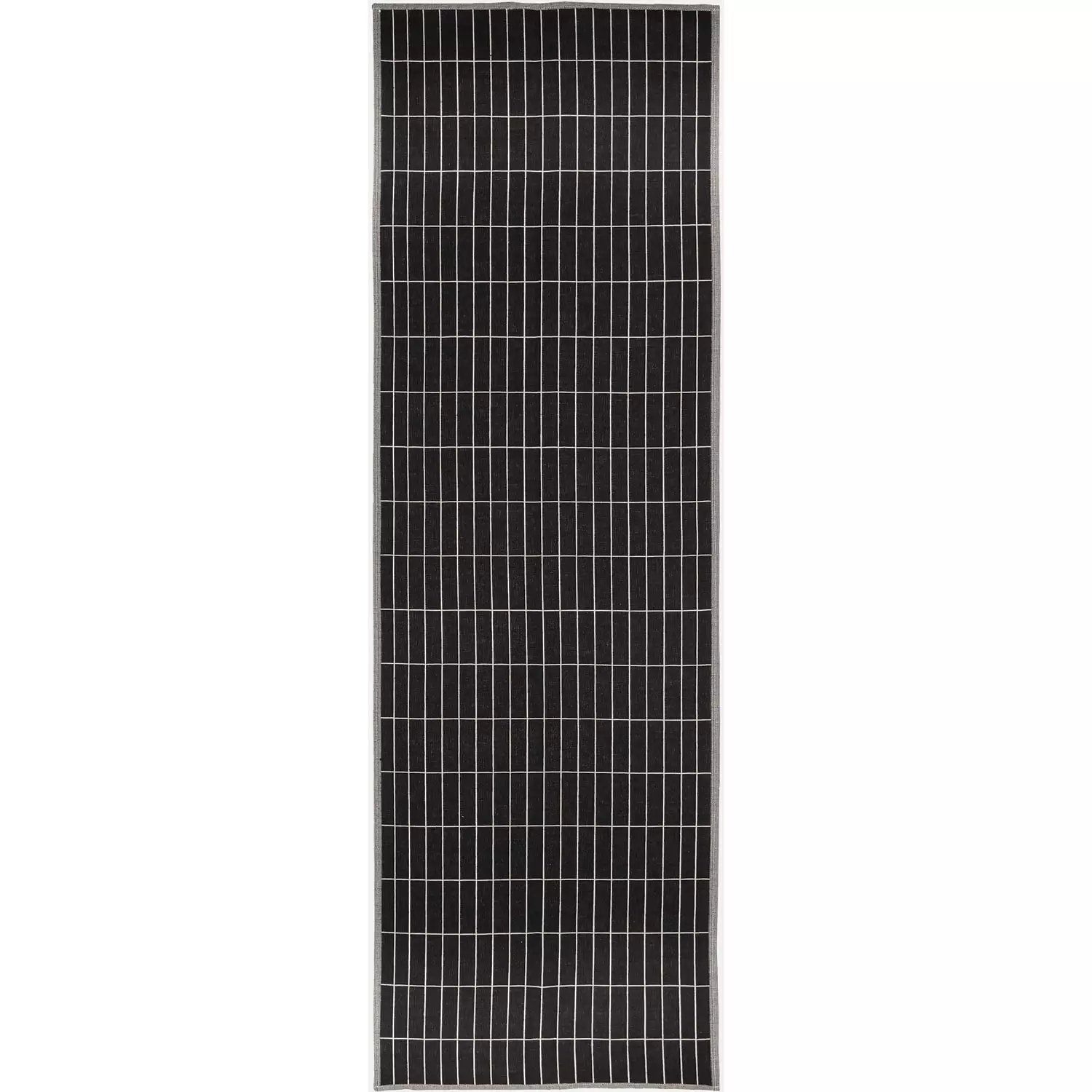 Marimekko Pieni Tiiliskivi Tischläufer 47x150 Cm, Charcoal / Beige 1 Marimekko Pieni Tiiliskivi Tischläufer 47x150 Cm, Charcoal / Beige