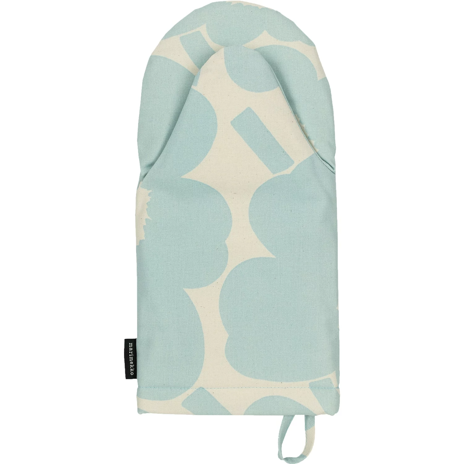 Marimekko Pieni Unikko Ofenhandschuh, Cotton / Indigo 1 Marimekko Pieni Unikko Ofenhandschuh, Cotton / Indigo