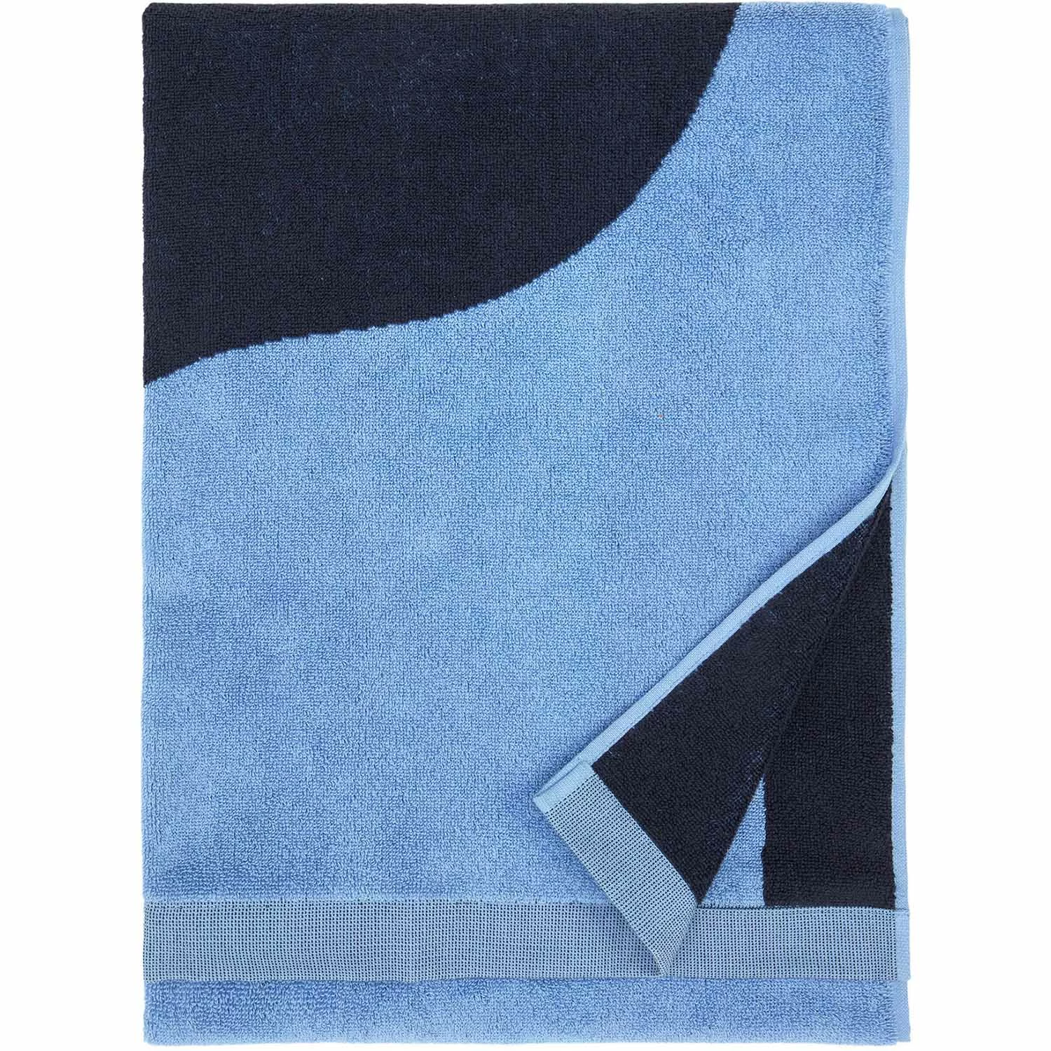 Marimekko Seireeni Hellblau/Dunkelblau Badetuch, 70x150 Cm 1 Marimekko Seireeni Hellblau/Dunkelblau Badetuch, 70x150 Cm