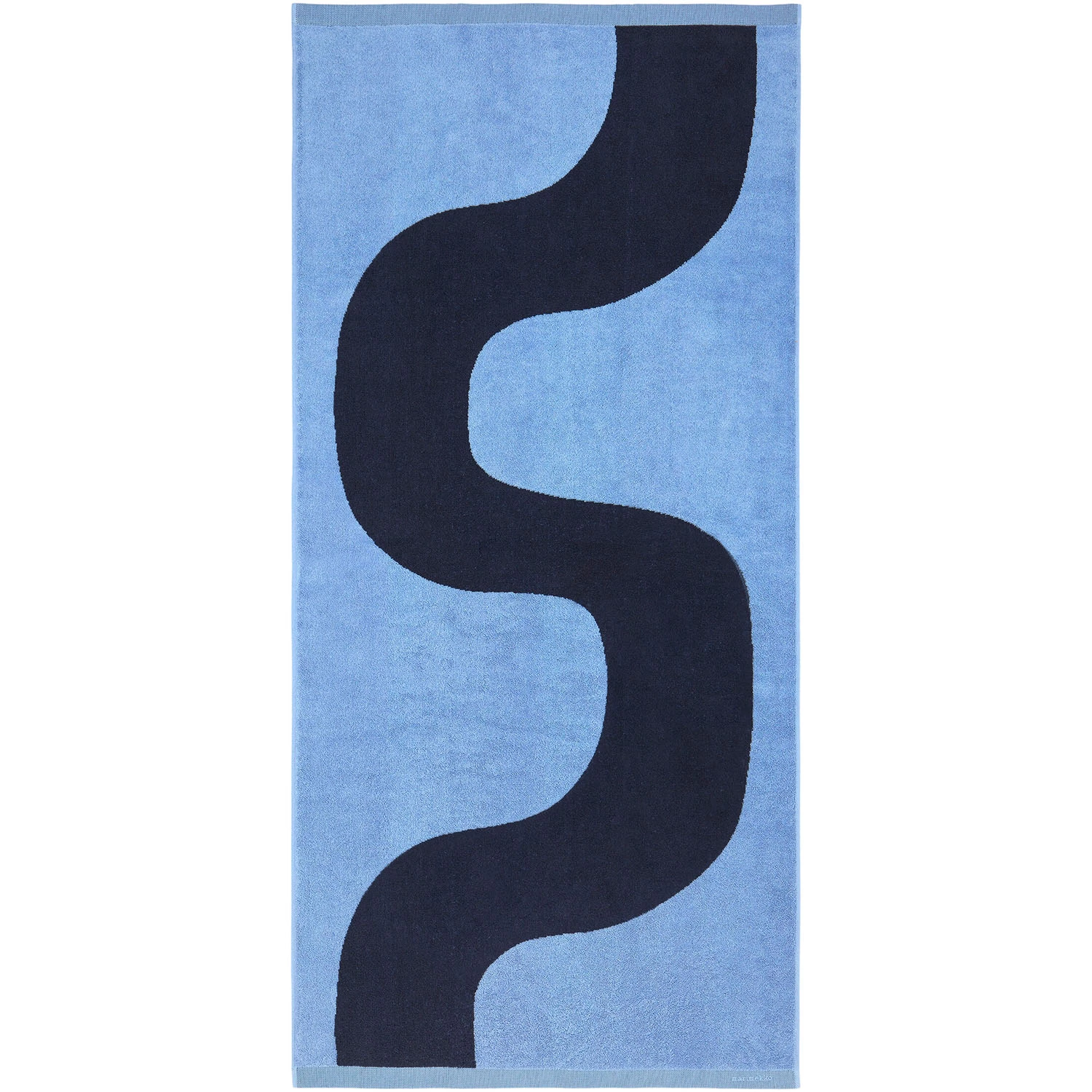Marimekko Seireeni Hellblau/Dunkelblau Badetuch, 70x150 Cm 2 Marimekko Seireeni Hellblau/Dunkelblau Badetuch, 70x150 Cm – Bild 2