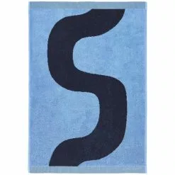 Marimekko Seireeni Hellblau/Dunkelblau Handtuch, 50x70 Cm 3 Marimekko Seireeni Hellblau/Dunkelblau Handtuch, 50x70 Cm -Kindertextilien Verkäufe marimekko seireeni bath towel 70x150cm 4