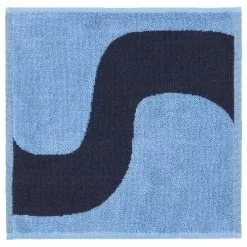 Marimekko Seireeni Hellblau/Dunkelblau Handtuch, 30x30 Cm