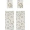 Marimekko Unikko Handtücher Beige/Weiß, 4-er Set