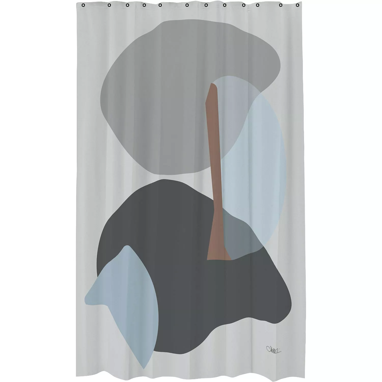 Mette Ditmer GALLERY Duschvorhang, Light Grey 1 Mette Ditmer GALLERY Duschvorhang, Light Grey