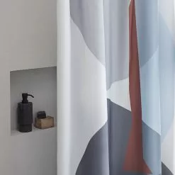 Mette Ditmer GALLERY Duschvorhang, Light Grey 5 Mette Ditmer GALLERY Duschvorhang, Light Grey -Kindertextilien Verkäufe mette ditmer gallery duschvorhang 5