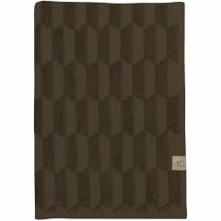 Mette Ditmer Geo Handtuch Chocolate, 70x133 Cm
