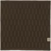 Mette Ditmer Geo Handtuch Chocolate 3-er Set, 30x30 Cm