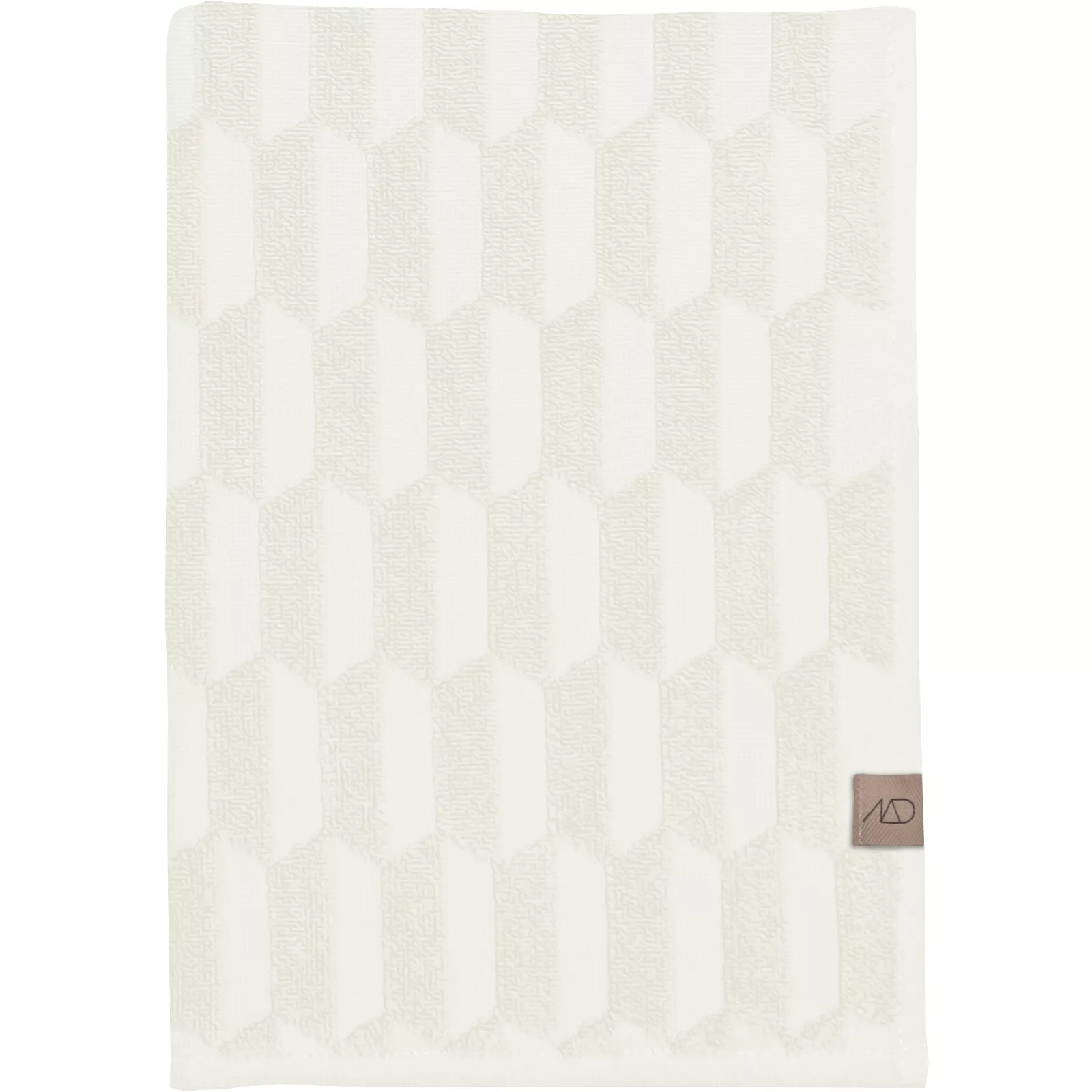 Mette Ditmer Geo Handtuch Off-white, 70x133 Cm 1 Mette Ditmer Geo Handtuch Off-white, 70x133 Cm