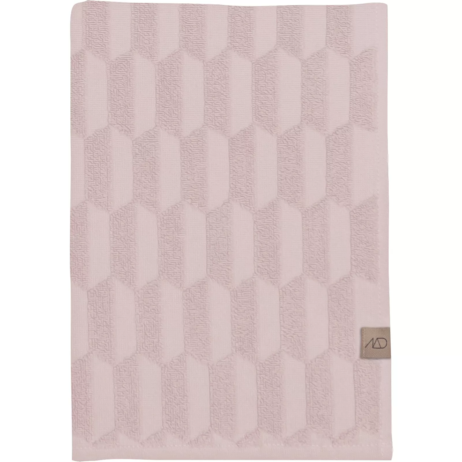 Mette Ditmer Geo Handtuch Powder Rose 2-er Set, 35x55 Cm 1 Mette Ditmer Geo Handtuch Powder Rose 2-er Set, 35x55 Cm