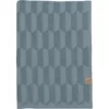 Mette Ditmer Geo Handtuch Stone Blue, 50x95 Cm