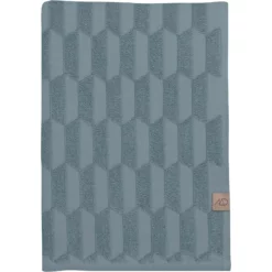 Mette Ditmer Geo Handtuch Stone Blue, 50x95 Cm
